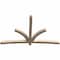 Ekena Millwork Davenport Rough Sawn Timber Gable Bracket, Douglas Fir, 96"W x 60"H x 4"D x 4"F, 15/12 Pitch GBW096X60X0404DAV00RDF - alternate 4